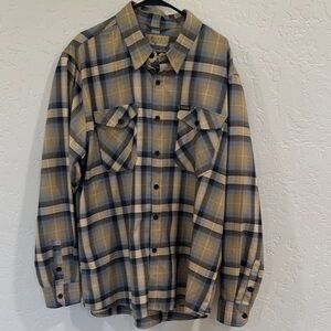 Dixxon “Delmo” Blue and Tan Flannel 2X